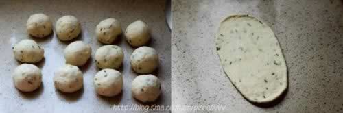 葱香香肠卷的做法