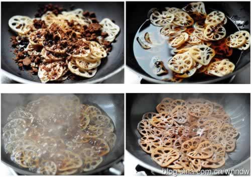 红糖蜜莲藕的做法