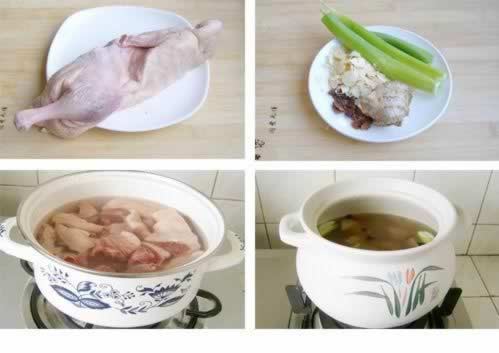 猴头菇煲老鸭的做法