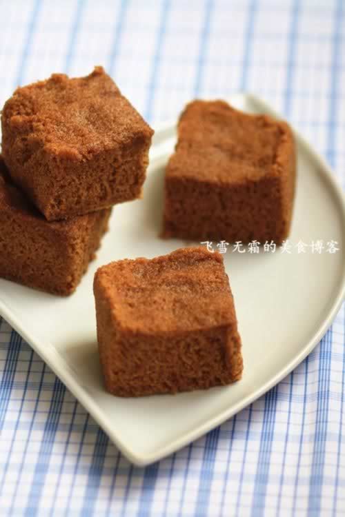 红糖松糕的做法