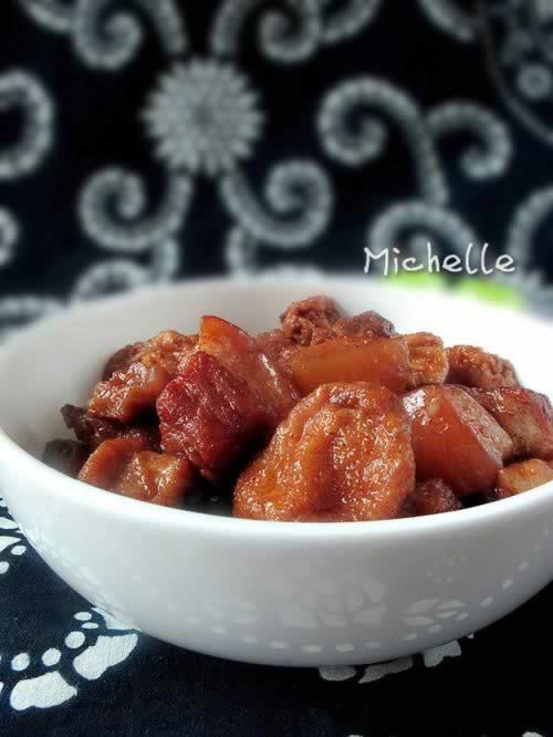 豆泡红烧肉的做法