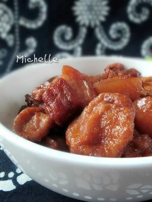 豆泡红烧肉的做法