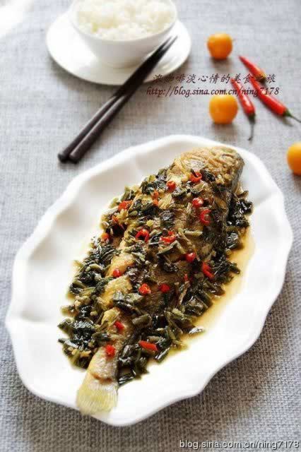 雪菜烧黄鱼的做法