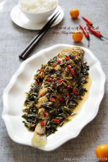 雪菜烧黄鱼的做法