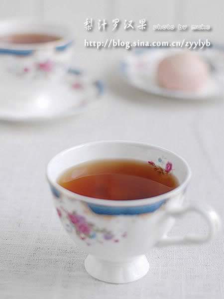 梨汁罗汉果的做法