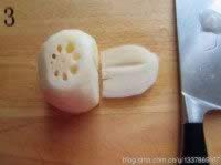 山楂白糖拌藕丝的做法