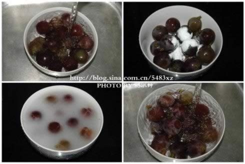 洗葡萄的小窍门的做法