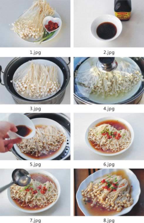 剁椒蒸金针菇的做法