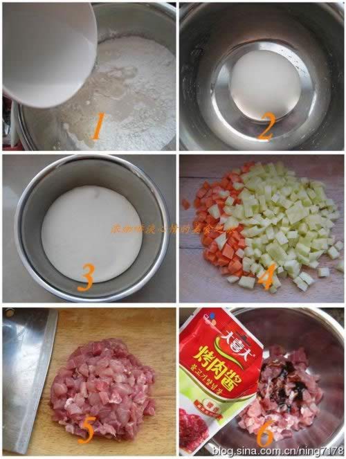 土豆酱肉包的做法