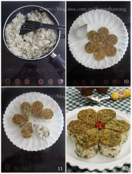 香椿蛋饼饭团的做法