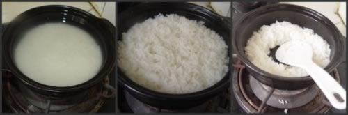 猪肉窝蛋煲仔饭的做法