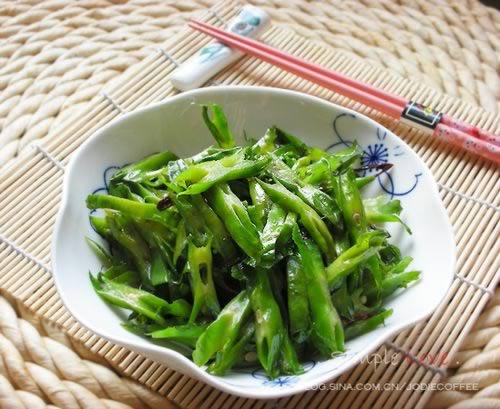 清炒四角豆的做法