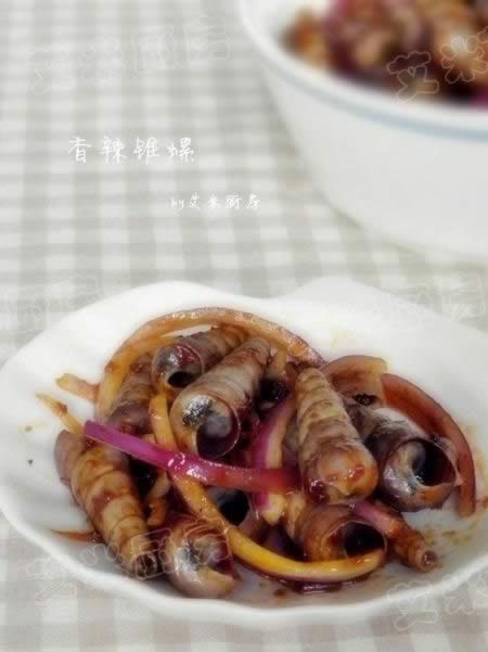 香辣锥螺的做法