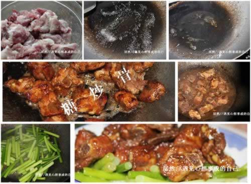 糖炒排骨的做法