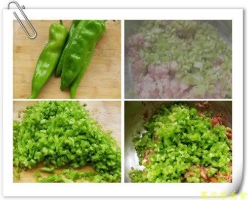 尖椒猪肉馅饺子的做法