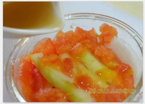 微波茄汁冬瓜的做法