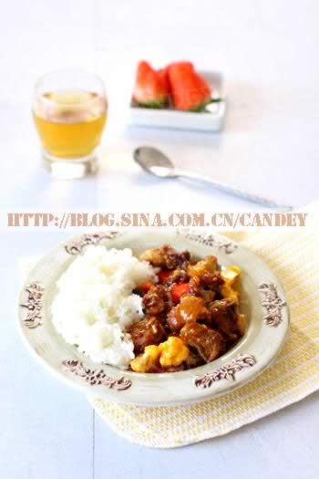 茄汁小排饭的做法