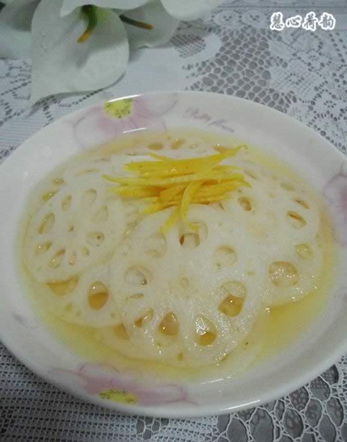 柠檬蜂蜜渍莲藕片的做法