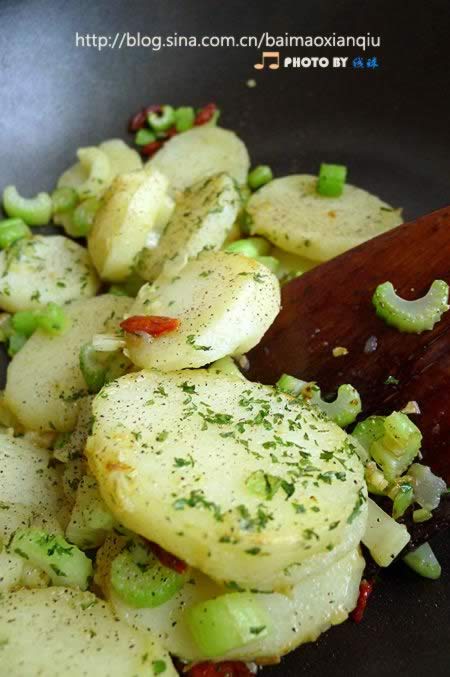 姜油煎土豆的做法