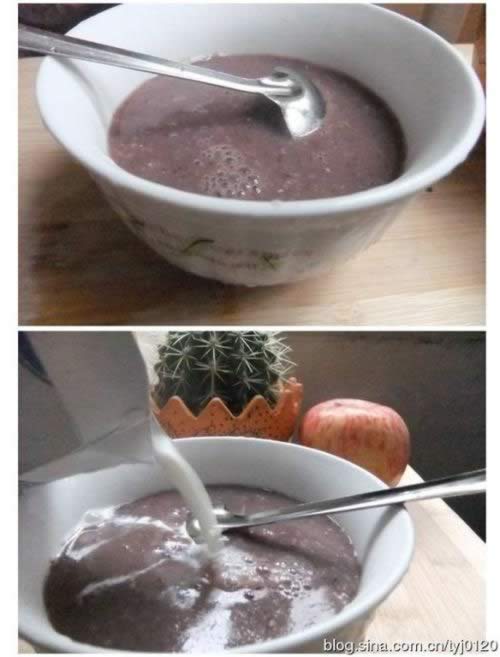粗粮牛奶粥的做法