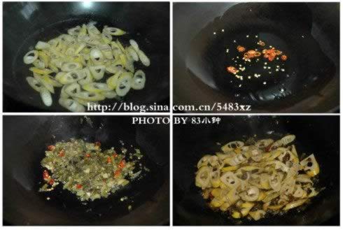 雪菜炒笋的做法