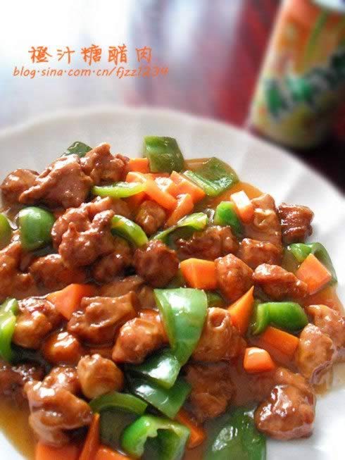 橙汁糖醋肉的做法