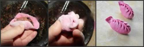 苋菜小鱼饺的做法