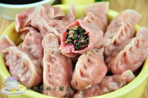 苋菜小鱼饺的做法