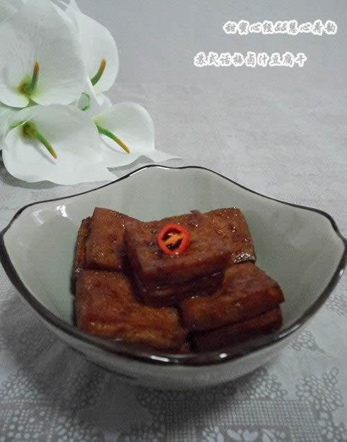 话梅卤汁豆腐干的做法