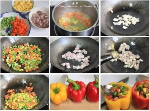 什锦溜肉丁的做法