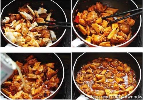 鲍菇香辣啤酒翅的做法