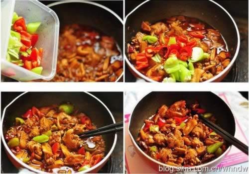 鲍菇香辣啤酒翅的做法