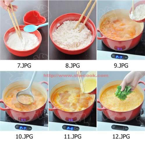 西红柿鸡蛋疙瘩汤的做法