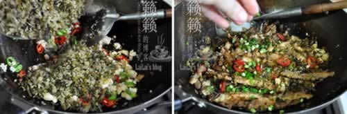 雪里蕻炆刁子鱼和香酥刁子鱼的做法