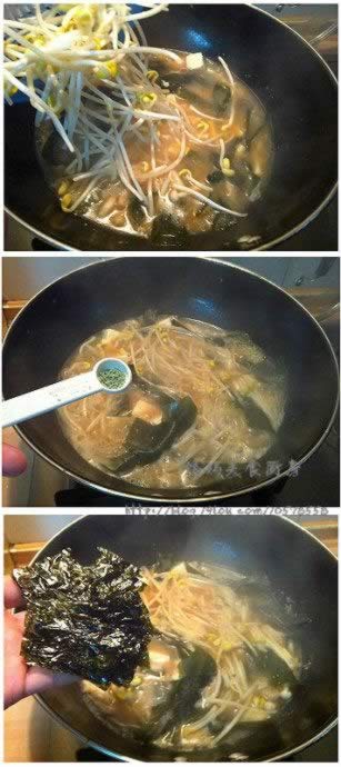 海带豆腐味噌汤的做法