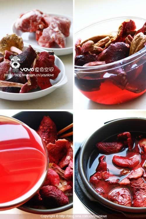 电压力锅红菇排骨汤的做法