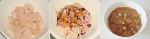 自制蜜汁鸡肉串的做法