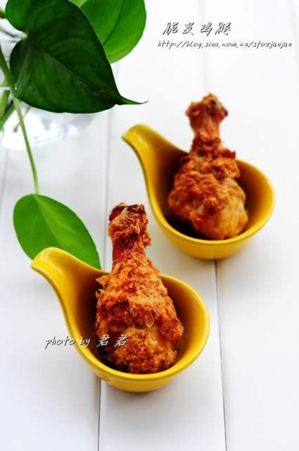 脆皮鸡腿的做法