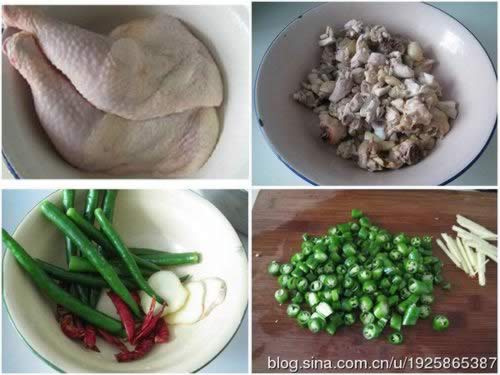 青椒蒜香鸡的做法