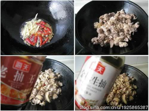 青椒蒜香鸡的做法