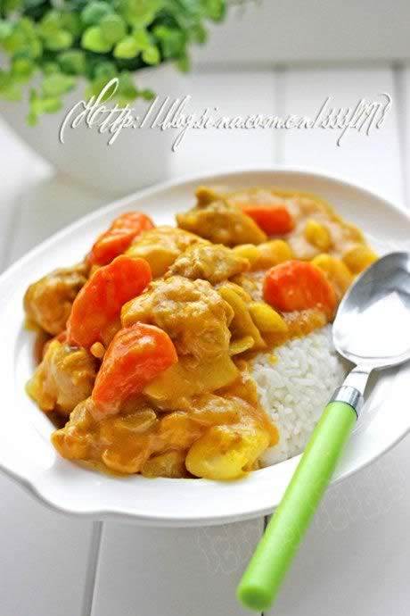 咖哩鸡饭的做法
