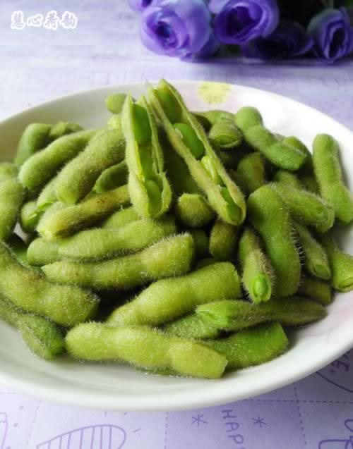 盐水煮毛豆的做法