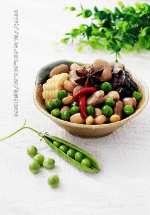 五味卤豆的做法