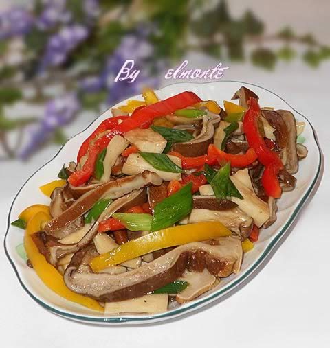 猪肚炒杏鲍菇的做法