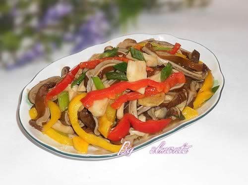 猪肚炒杏鲍菇的做法