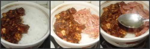 排骨腊味煲仔饭的做法