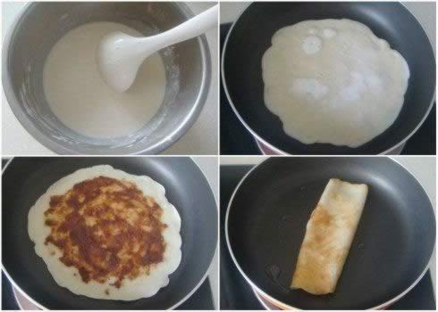 豆沙卷饼的做法