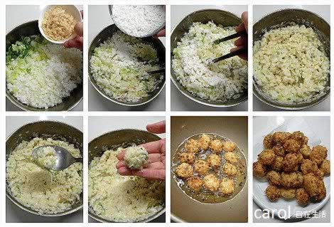 白菜冬粉丸子的做法