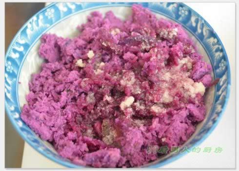 紫薯苦瓜圈的做法