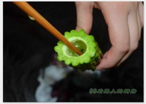 紫薯苦瓜圈的做法